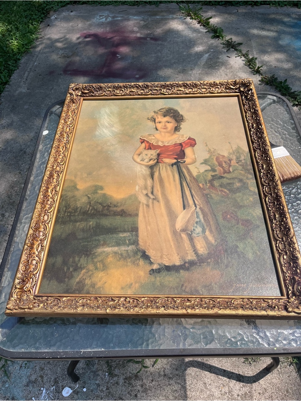 Vintage Jane Freeman Framed Print